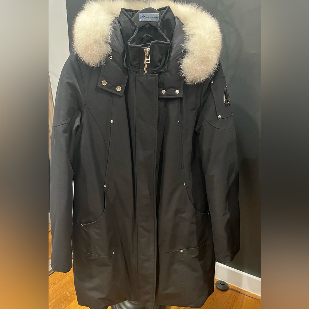 Black moose knuckle Original women's Parka SZ XL